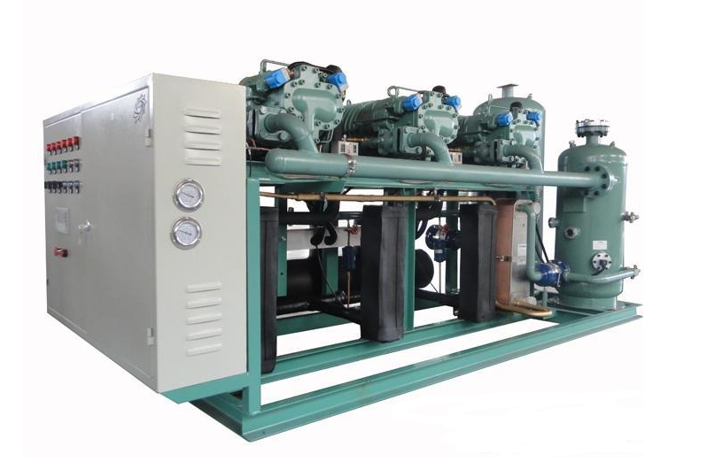 半封闭低温螺杆冷凝机组